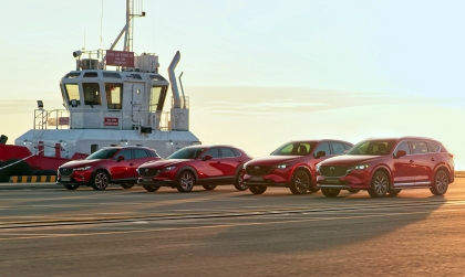 Dải sản phẩm xe gầm cao của Mazda tại Việt Nam bao gồm CX-3, CX-30, CX-5 và CX-8.